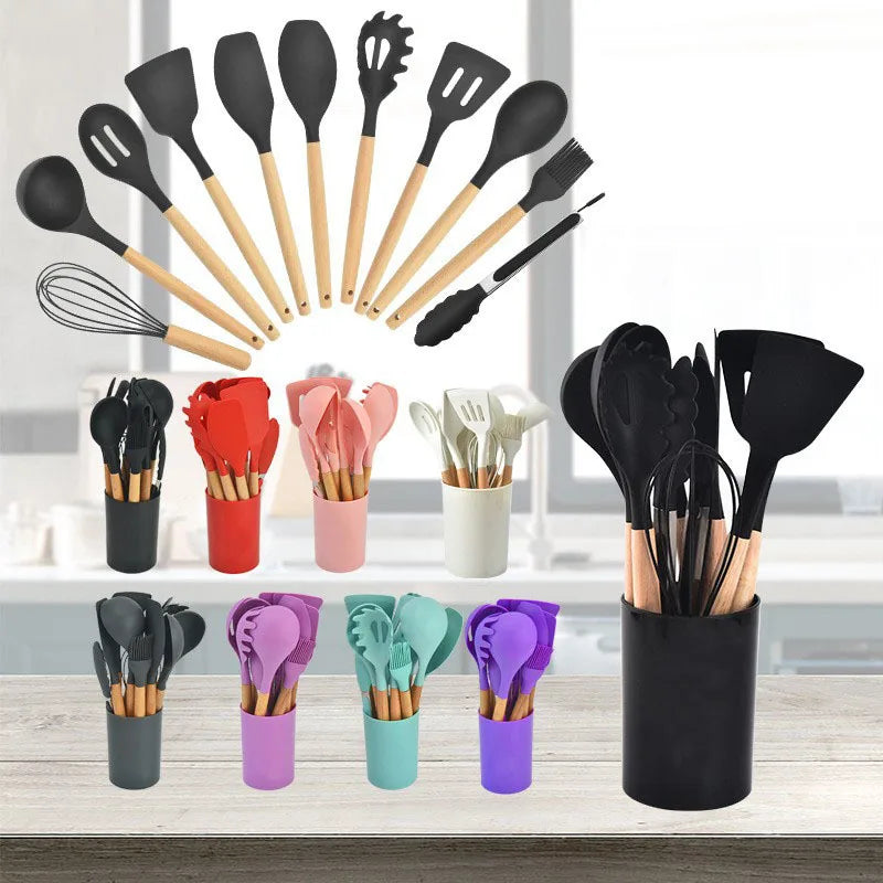 ChefEase Silicone Utensil Set